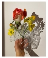Love in Bloom Glass Seletti
