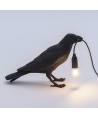 Bird Lamp Black Waiting - Seletti