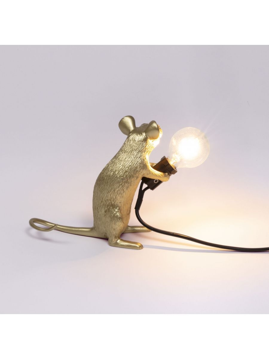 Mouse Lamp Gold / Mac