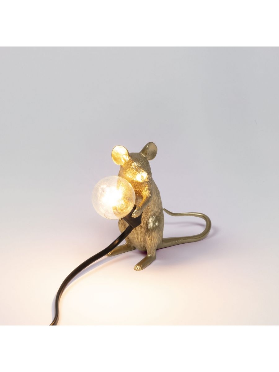 Mouse Lamp Gold / Mac