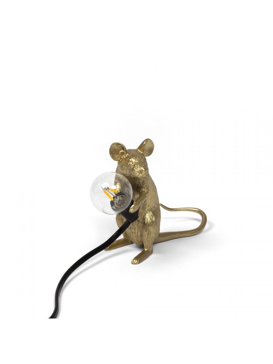 Mouse Lamp Gold / Mac