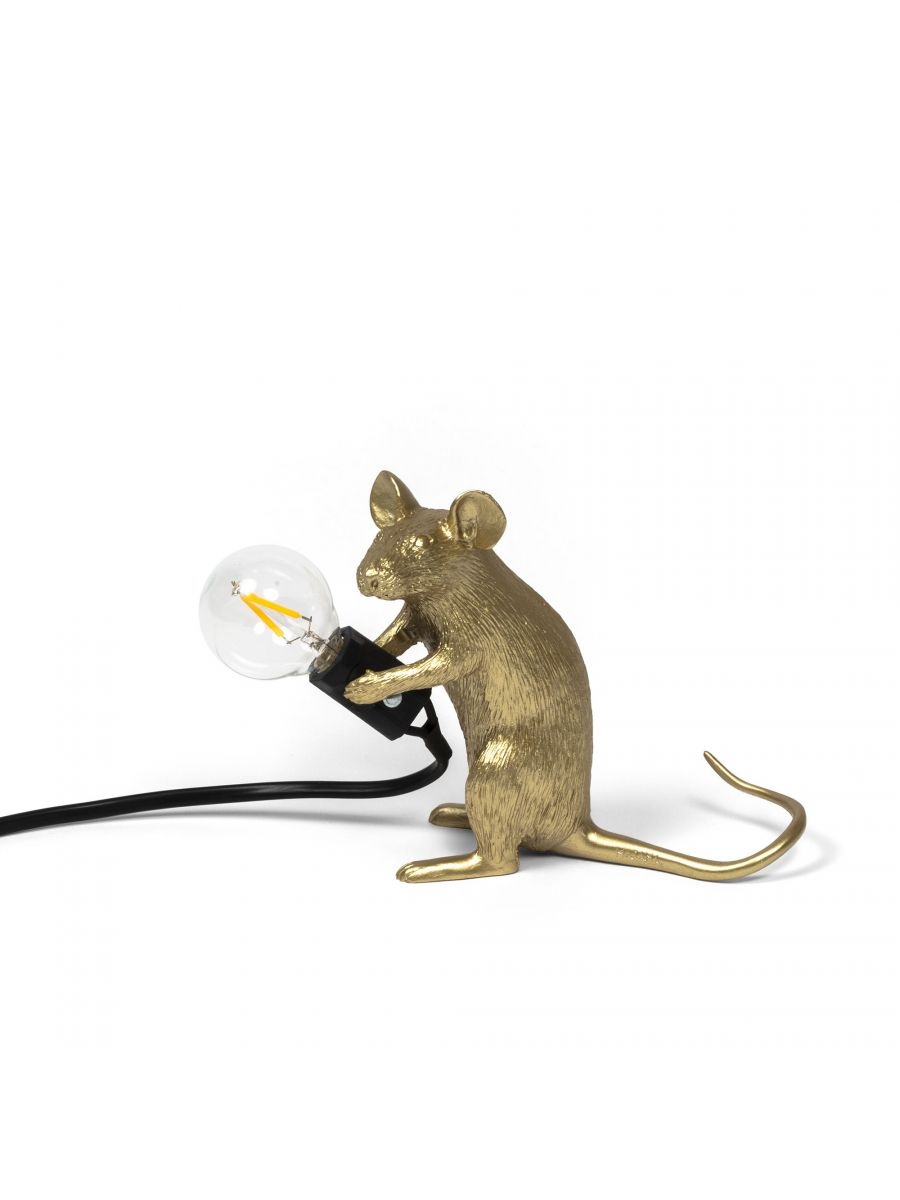 Mouse Lamp Gold / Mac