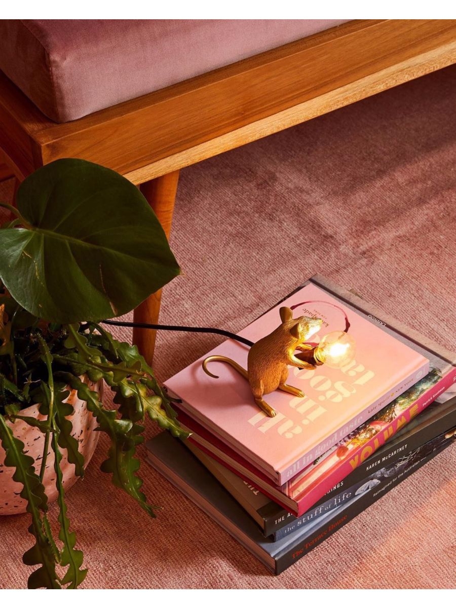 Mouse Lamp Gold / Mac