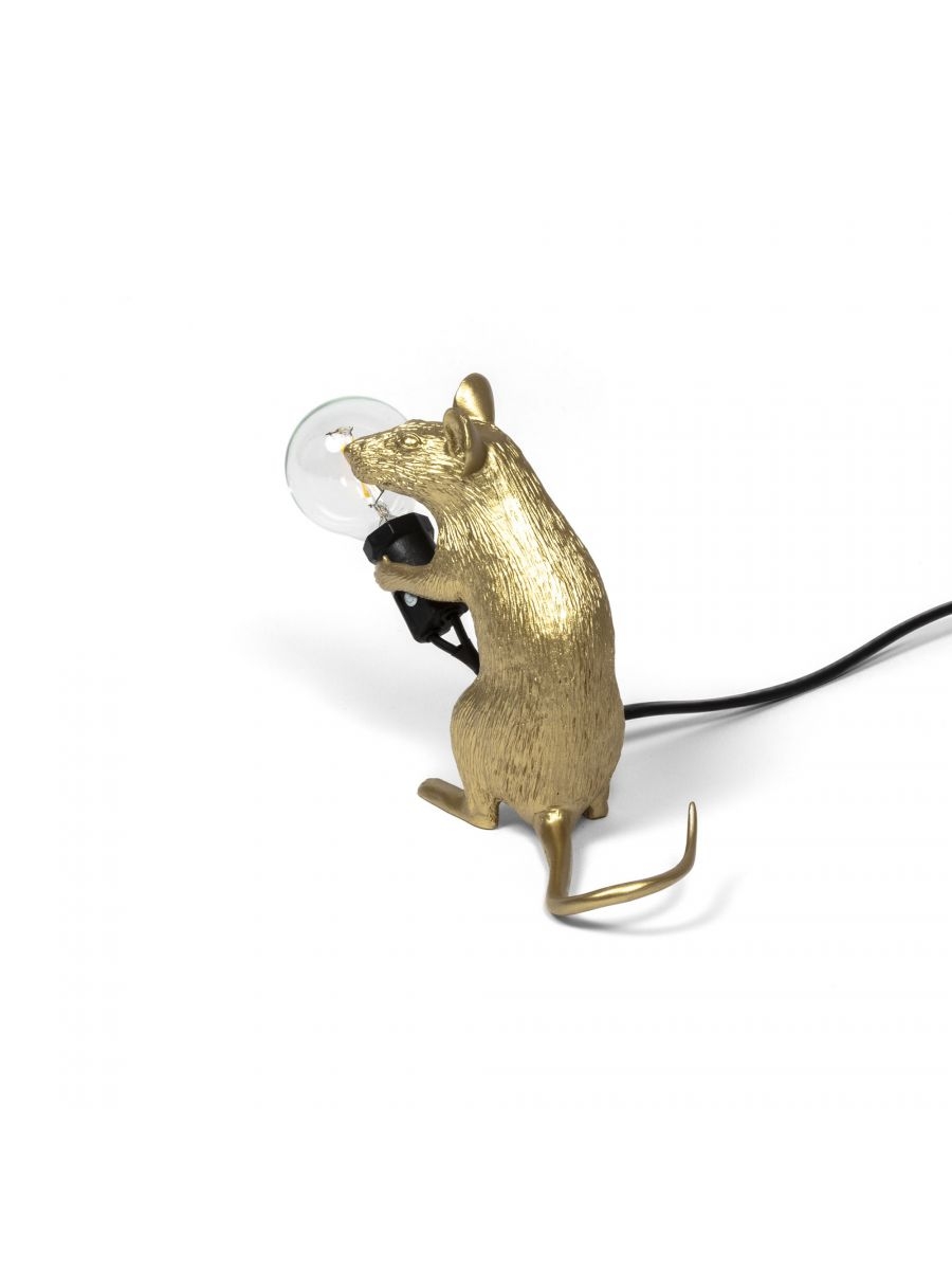 Mouse Lamp Gold / Mac
