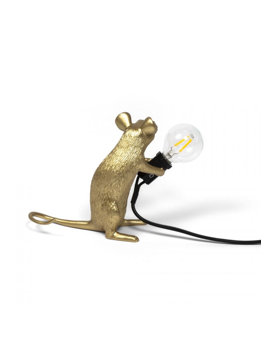 Mouse Lamp Gold / Mac