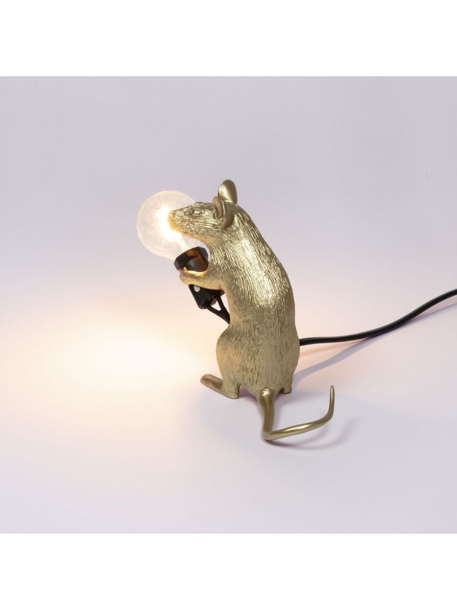 Mouse Lamp Gold / Mac