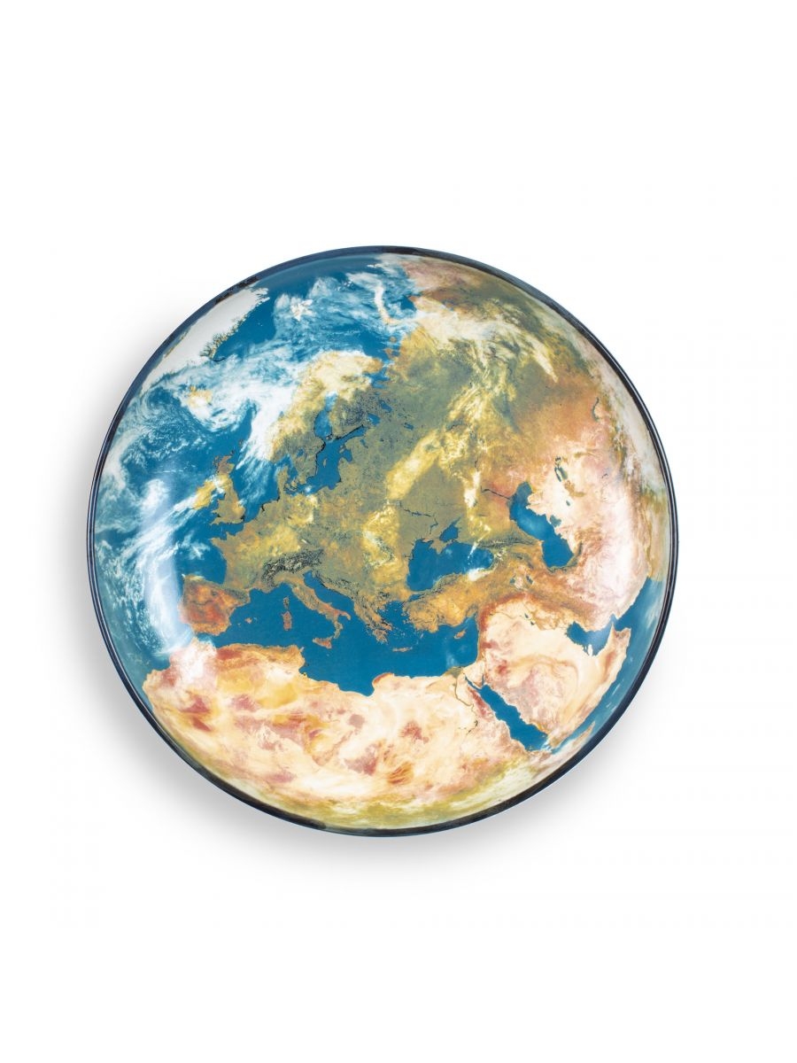 Cosmic Diner Earth Europe Tray - Seletti Cosmic Diner Earth Europe Tray - Seletti