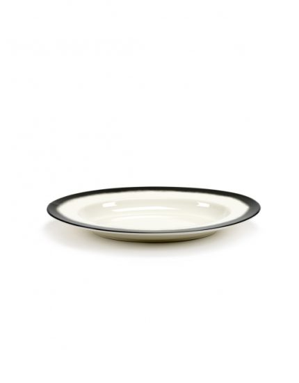 Oval Dish Black Edge Pasta&Pasta - Serax