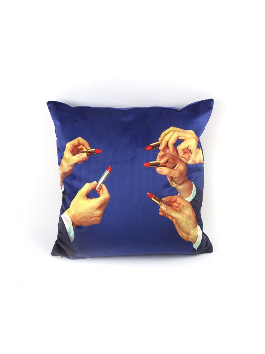 Toiletpaper Cushion Lipstick - Seletti Toiletpaper Cushion Lipstick - Seletti