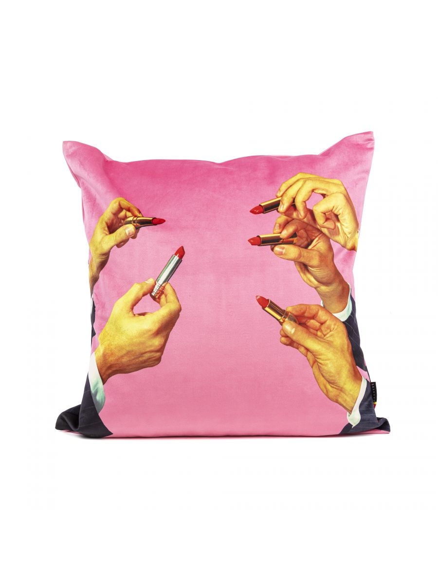 Toiletpaper Cushion Lipstick - Seletti Toiletpaper Cushion Lipstick - Seletti