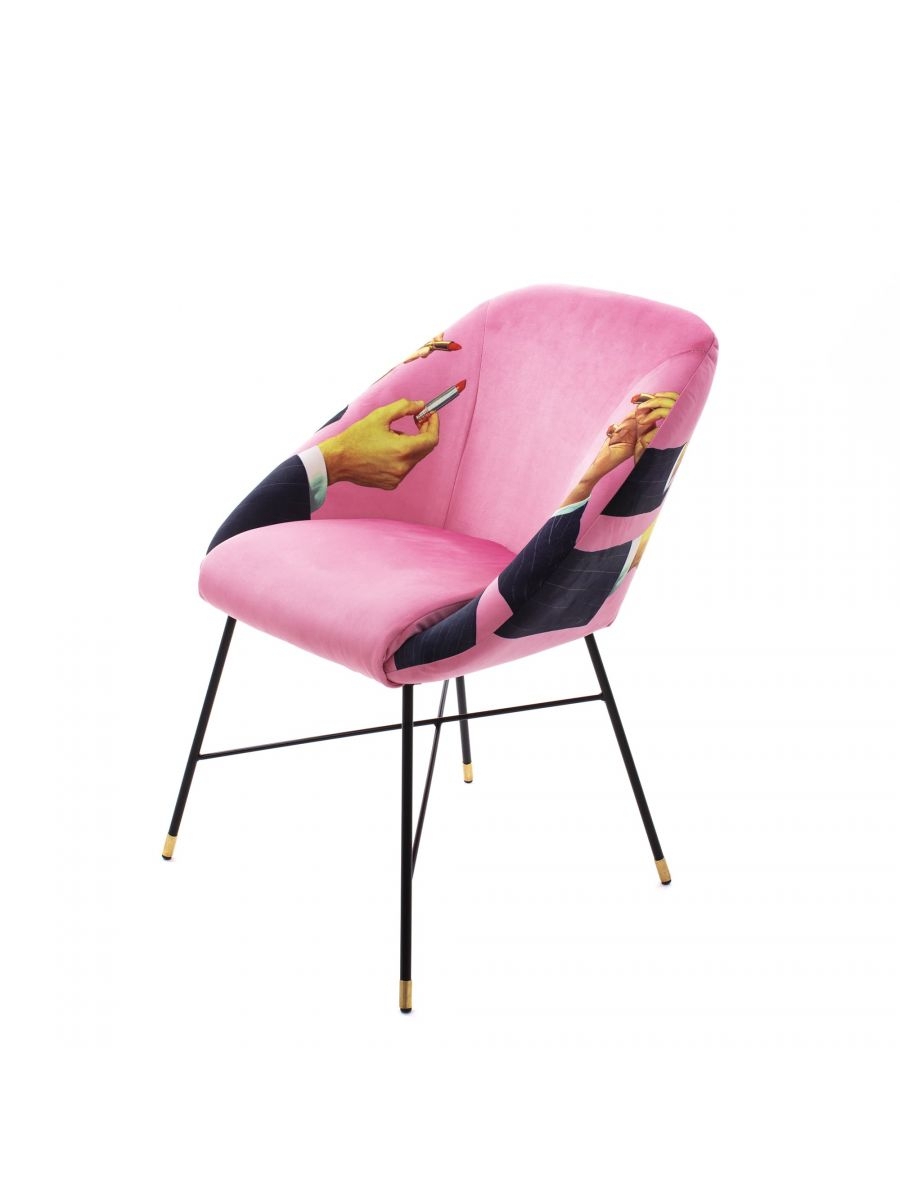 Toiletpaper Chair Lipsticks Pink - Seletti