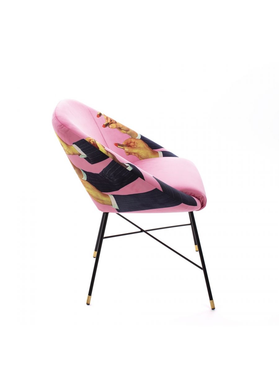 Toiletpaper Chair Lipsticks Pink - Seletti