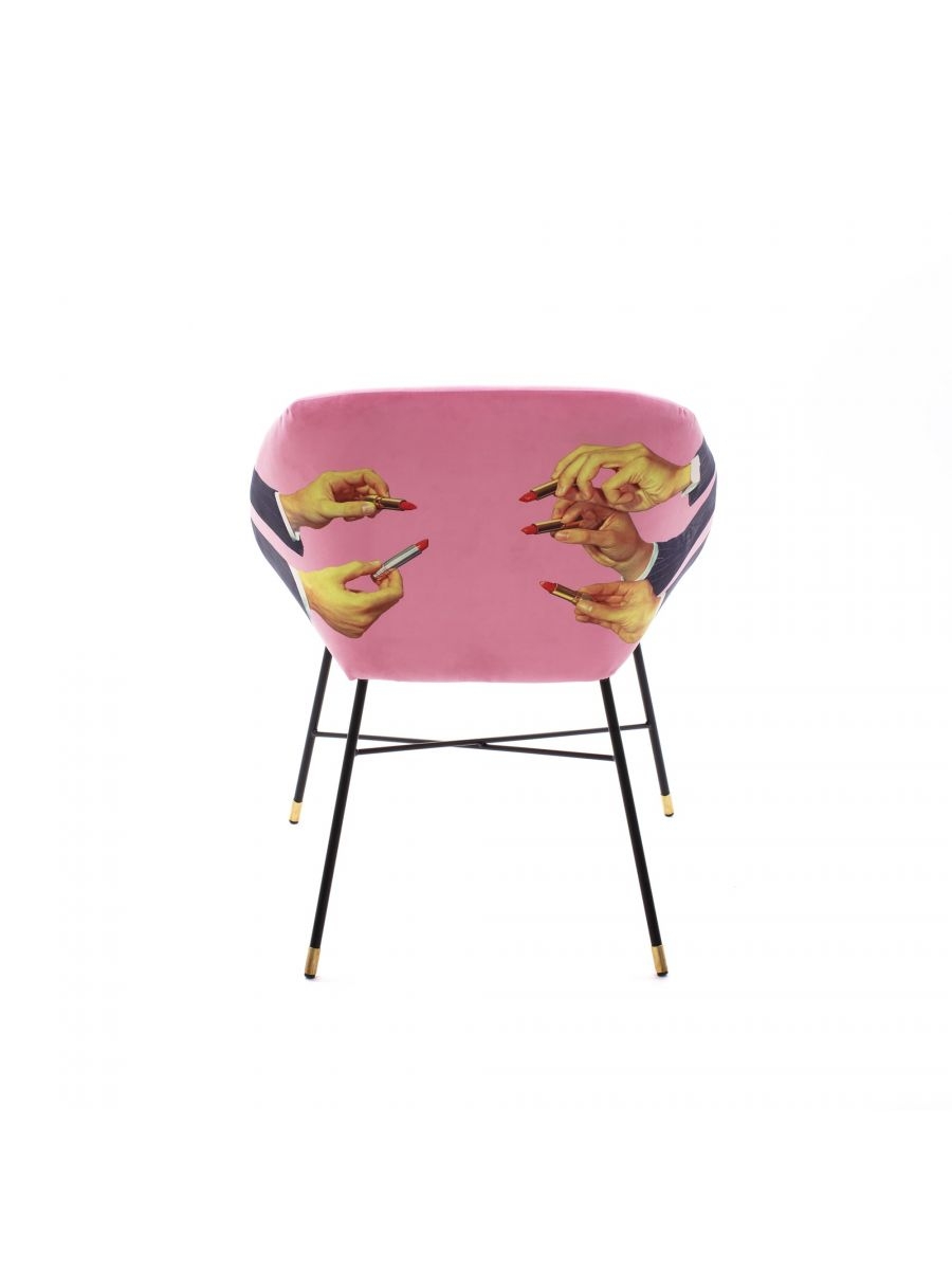 Toiletpaper Chair Lipsticks Pink - Seletti
