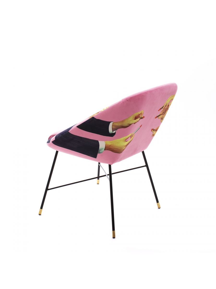 Toiletpaper Chair Lipsticks Pink - Seletti