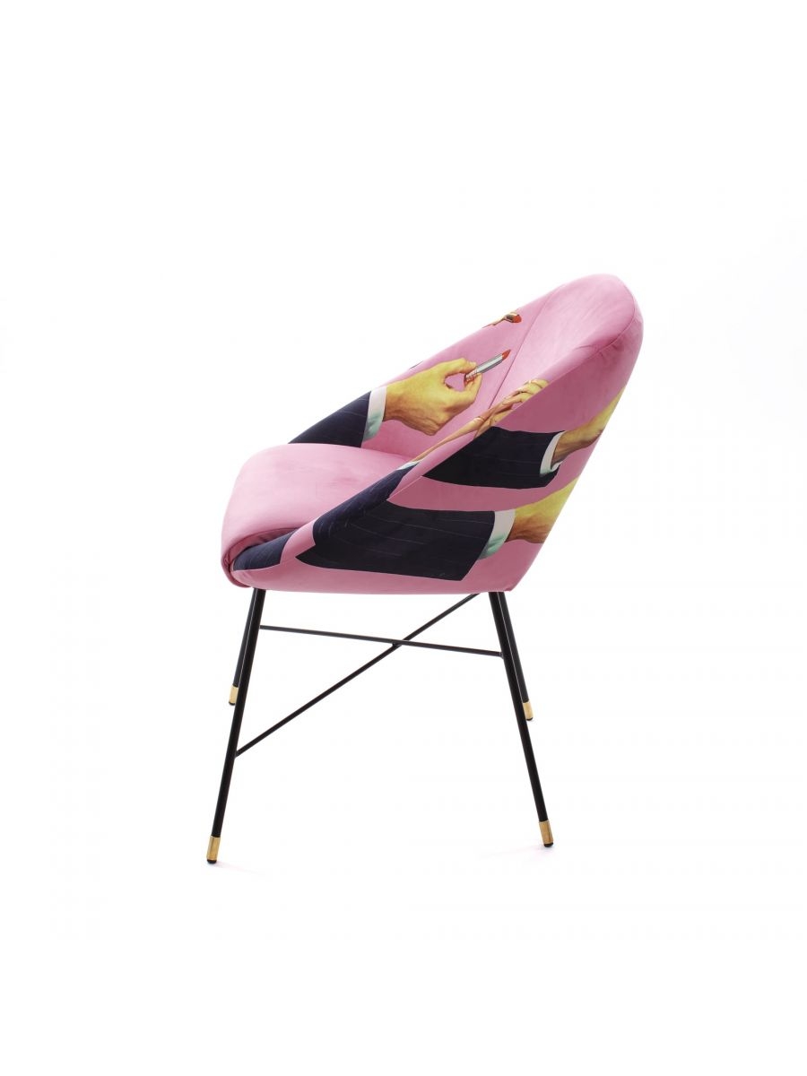 Toiletpaper Chair Lipsticks Pink - Seletti