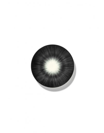 Plate Dé off-white/red VAR 5 - Serax