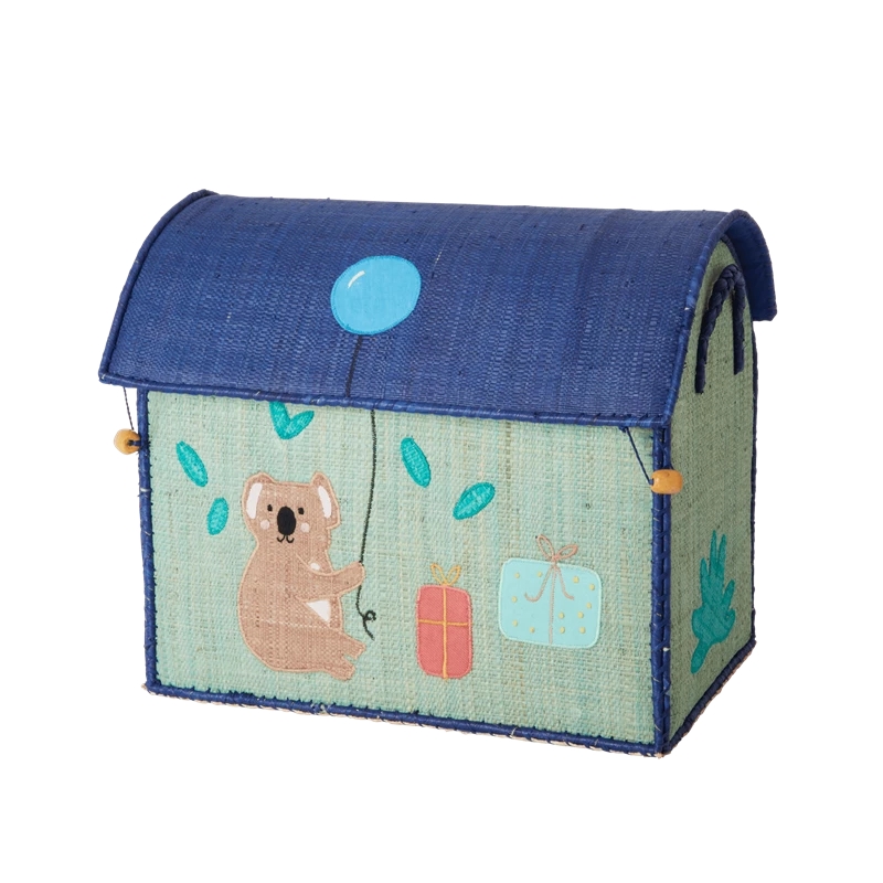 Rafia Storage Basket with BIRTHDAYS - RicebyRice