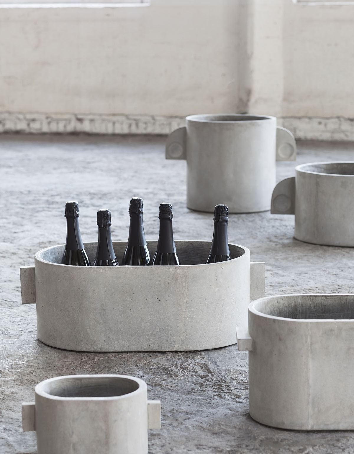 Flower Pot Oval S Gris - Serax