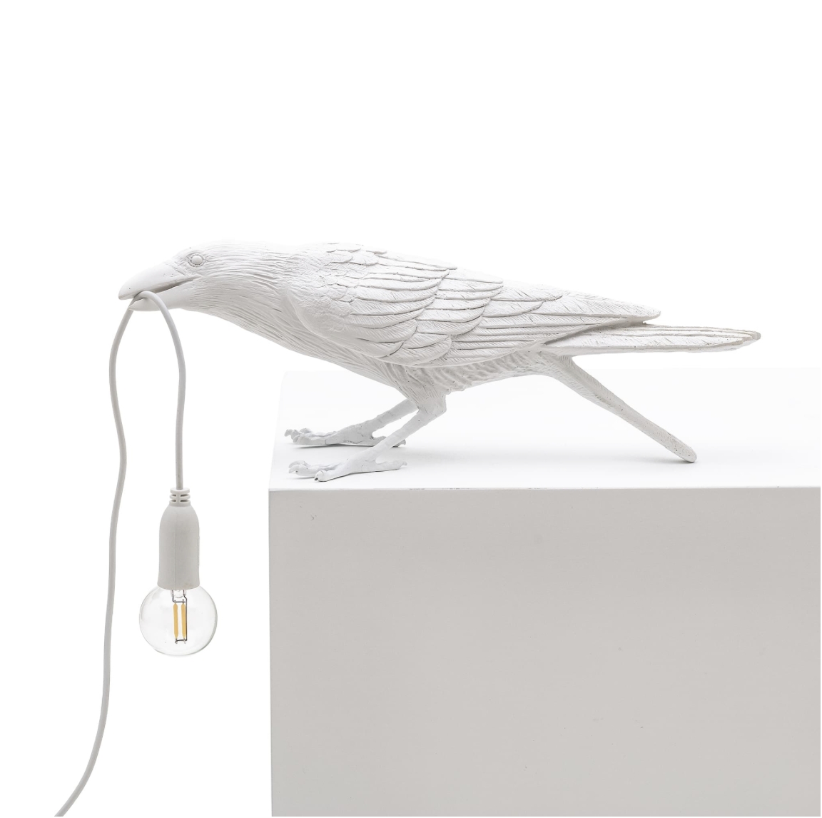 Bird Lamp White Playing - Seletti