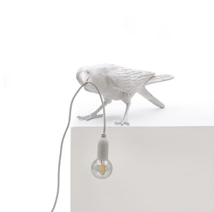Bird Lamp White Playing - Seletti