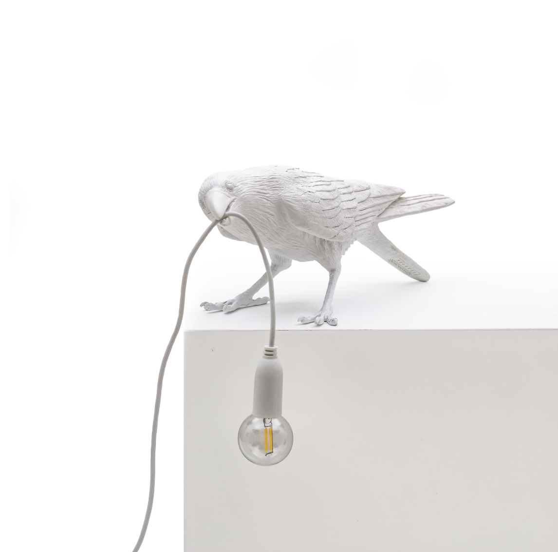 Bird Lamp White Playing - Seletti