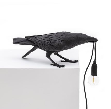 Bird Lamp Black Playing - Seletti