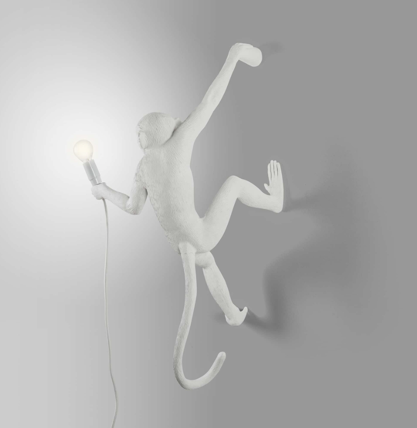 Monkey Lamp Hanging Version Right- Seletti