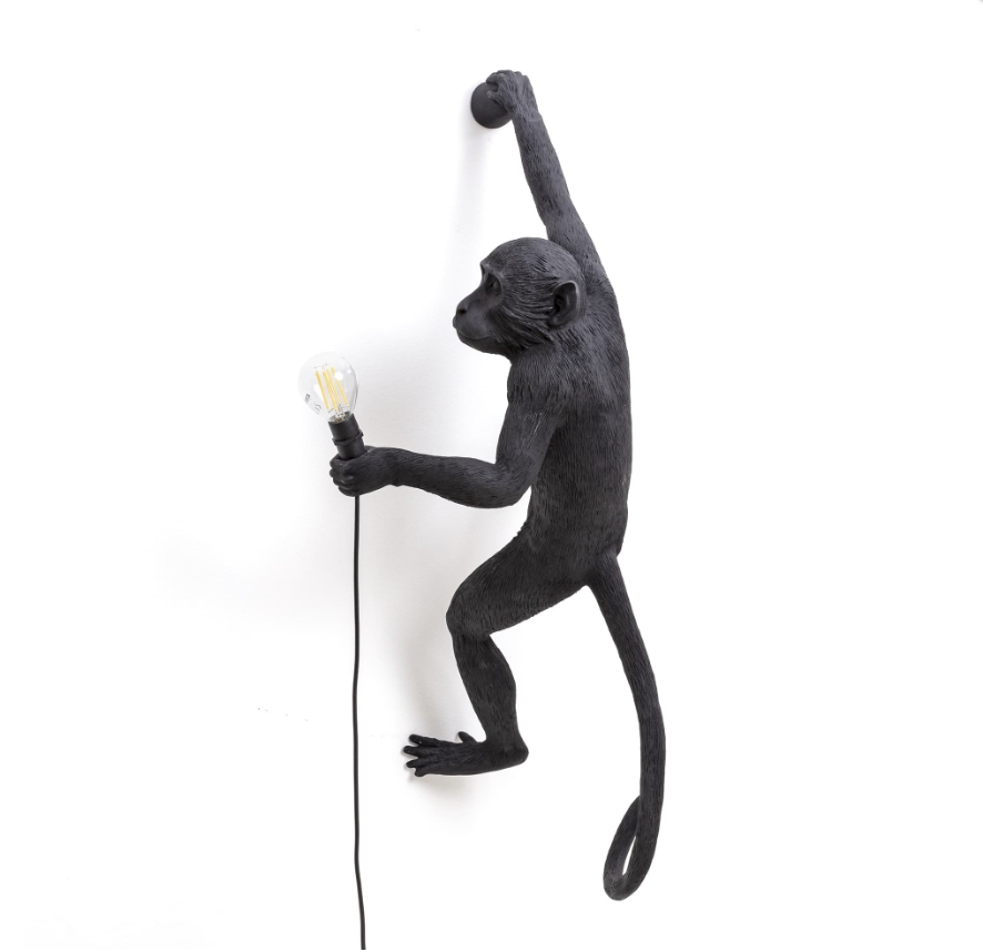 Monkey Lamp  Hanging Version Right - Seletti