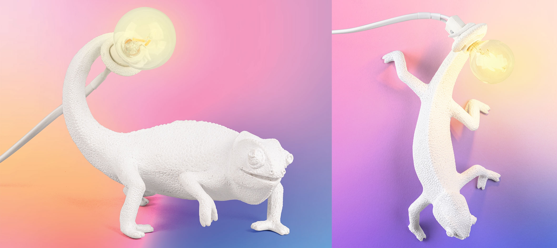 Chameleon Lamp Going Up - Seletti