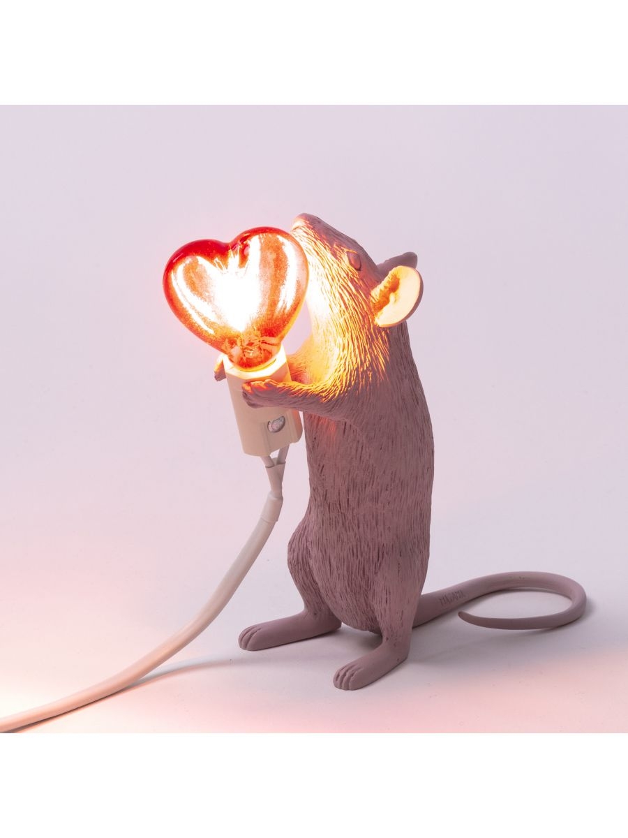 Mouse Lamp Love Edition - Sitting