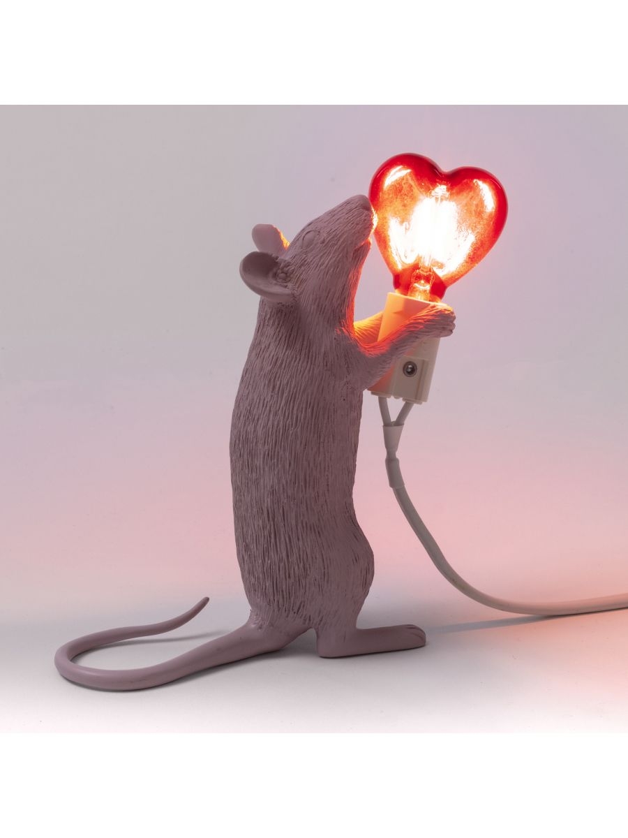 Mouse Lamp Love Edition - Sitting
