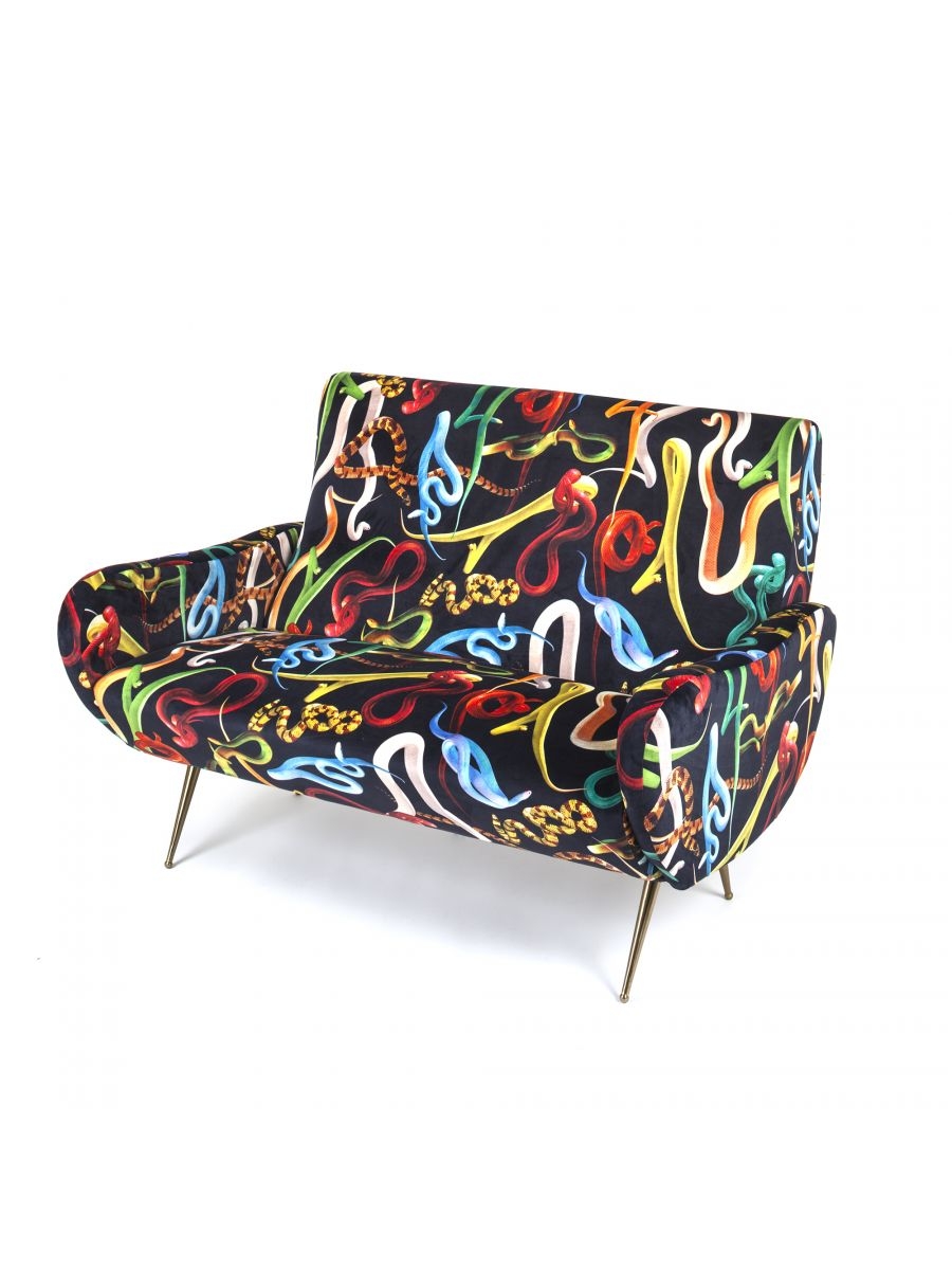 Two seater sofa Snakes - Seletti