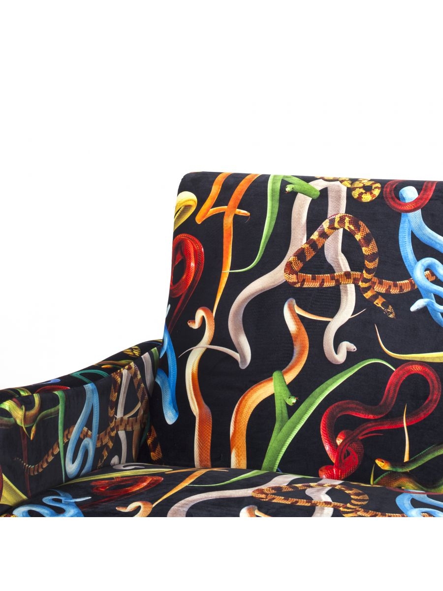 Sofa three seater Snakes - Seletti