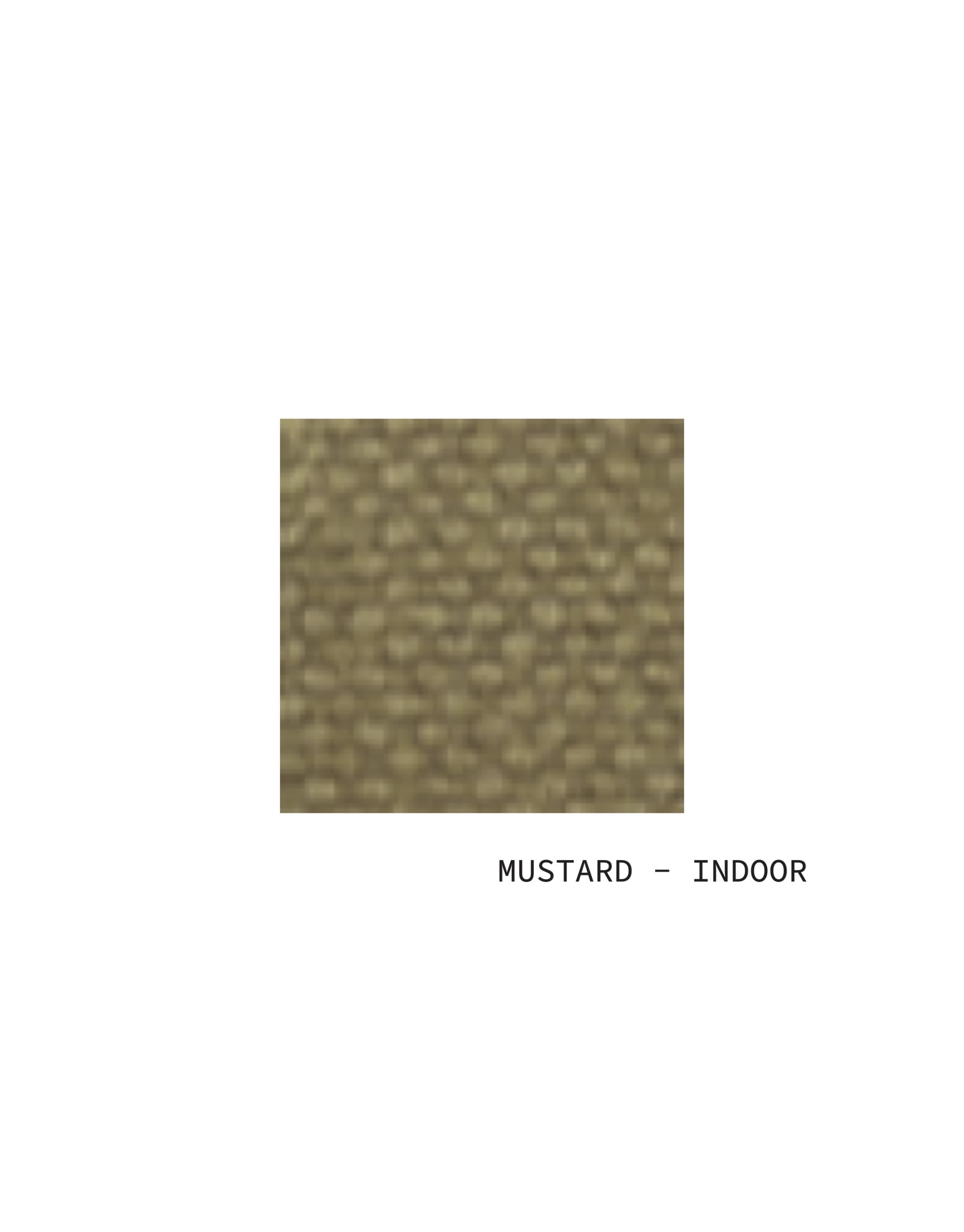 Bench One Seater - Mustard Indoor