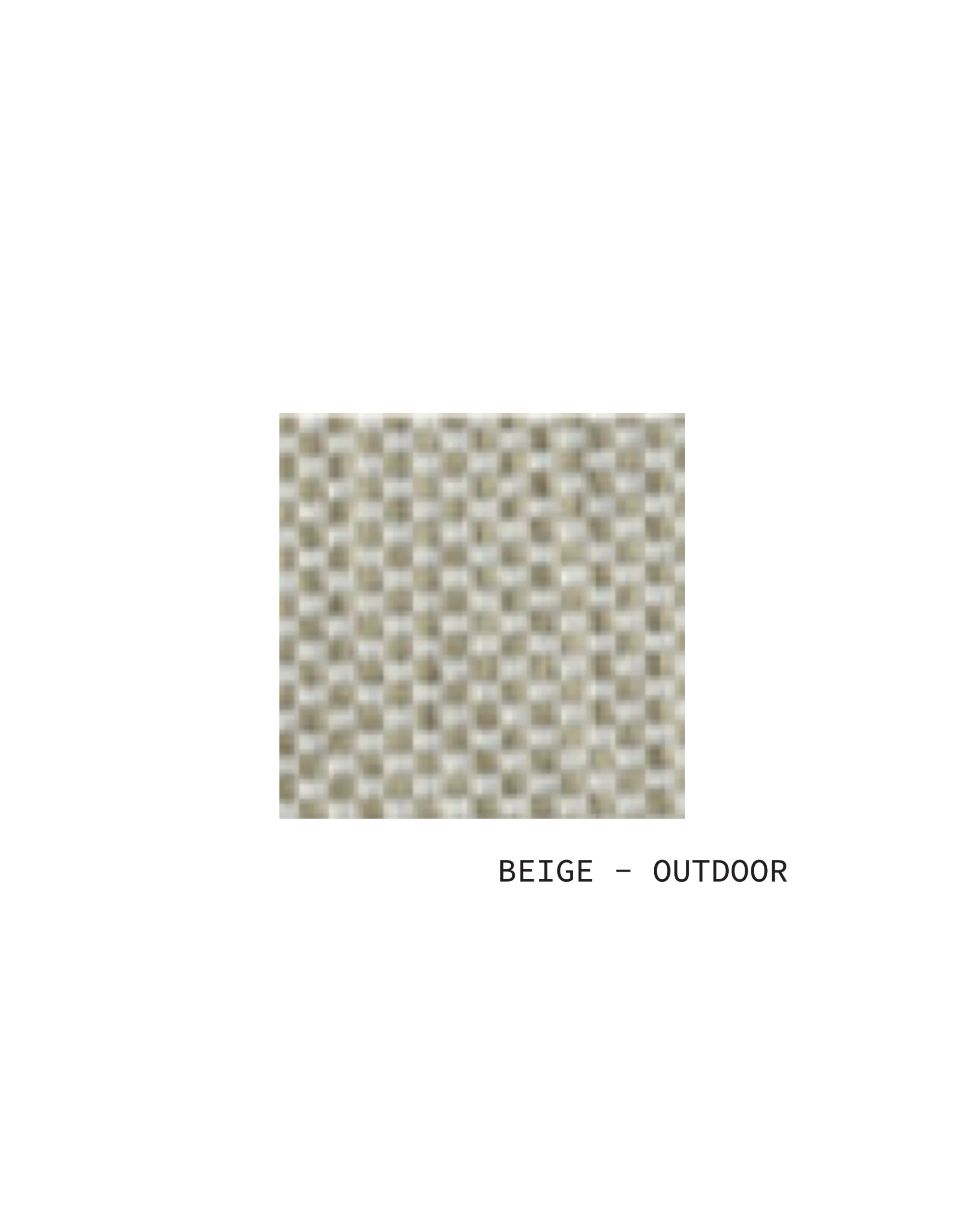 Bench Two Seater - Beige Outdoor